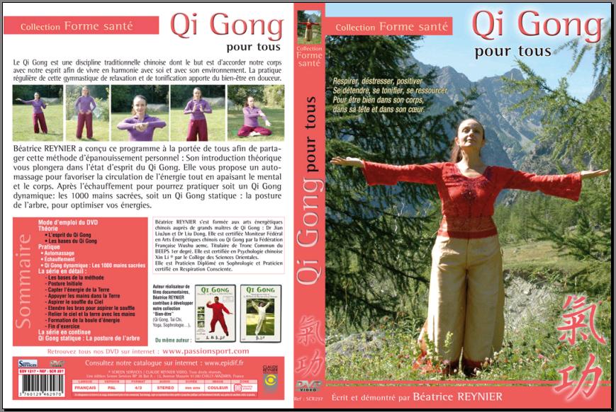 qi gong for all , by Beatrice Reynier , rebischung music dvd